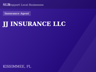 JJ INSURANCE LLC — Insurance Agent in KISSIMMEE, FL