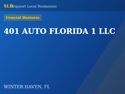 401 AUTO FLORIDA 1 LLC — General Business in WINTER HAVEN, FL
