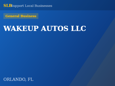 WAKEUP AUTOS LLC — General Business in ORLANDO, FL