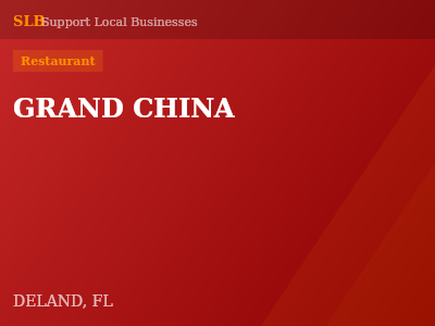 GRAND CHINA — Restaurant in DELAND, FL