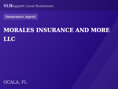MORALES INSURANCE AND MORE LLC — Insurance Agent in OCALA, FL