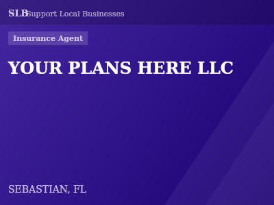 YOUR PLANS HERE LLC — Insurance Agent in SEBASTIAN, FL