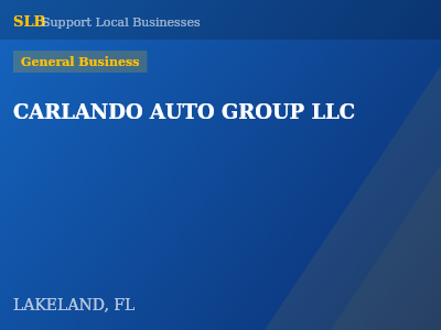 CARLANDO AUTO GROUP LLC — General Business in LAKELAND, FL