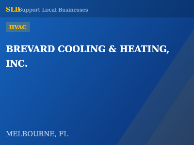 BREVARD COOLING & HEATING, INC. — HVAC in MELBOURNE, FL