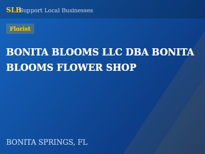 BONITA BLOOMS LLC DBA BONITA BLOOMS FLOWER SHOP — Florist in BONITA SPRINGS, FL