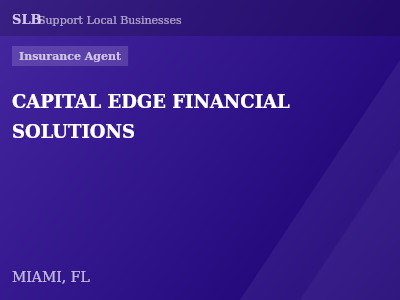 CAPITAL EDGE FINANCIAL SOLUTIONS — Insurance Agent in MIAMI, FL