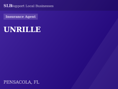 UNRILLE — Insurance Agent in PENSACOLA, FL
