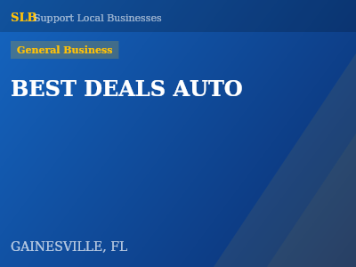 BEST DEALS AUTO — General Business in GAINESVILLE, FL