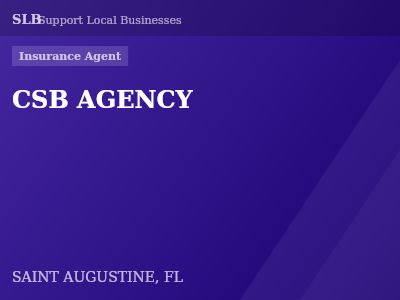 CSB AGENCY — Insurance Agent in SAINT AUGUSTINE, FL