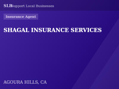SHAGAL INSURANCE SERVICES — Insurance Agent in AGOURA HILLS, CA