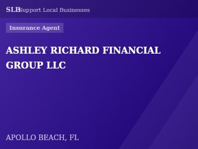 ASHLEY RICHARD FINANCIAL GROUP LLC — Insurance Agent in APOLLO BEACH, FL