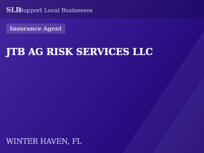 JTB AG RISK SERVICES LLC — Insurance Agent in WINTER HAVEN, FL