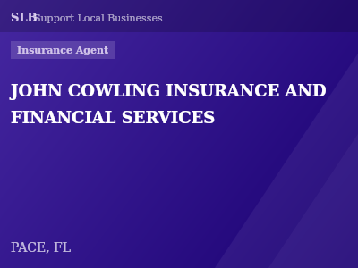 JOHN COWLING INSURANCE AND FINANCIAL SERVICES — Insurance Agent in PACE, FL