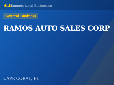 RAMOS AUTO SALES CORP — General Business in CAPE CORAL, FL