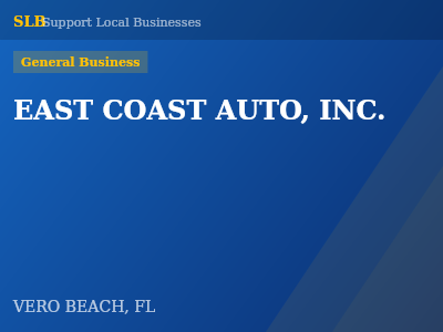 EAST COAST AUTO, INC. — General Business in VERO BEACH, FL