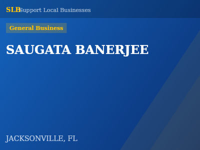 SAUGATA BANERJEE — General Business in JACKSONVILLE, FL