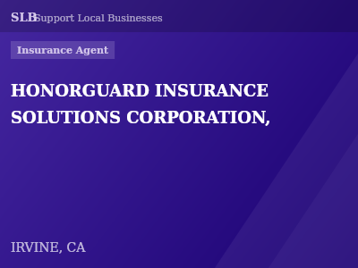 HONORGUARD INSURANCE SOLUTIONS CORPORATION, — Insurance Agent in IRVINE, CA