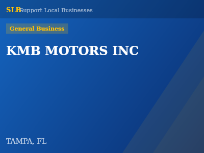 KMB MOTORS INC — General Business in TAMPA, FL