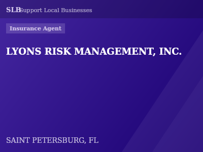 LYONS RISK MANAGEMENT, INC. — Insurance Agent in SAINT PETERSBURG, FL