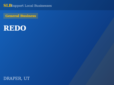 REDO — General Business in DRAPER, UT