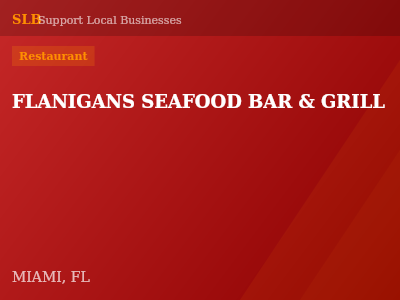 FLANIGANS SEAFOOD BAR & GRILL — Restaurant in MIAMI, FL