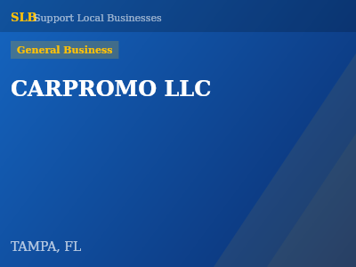 CARPROMO LLC — General Business in TAMPA, FL