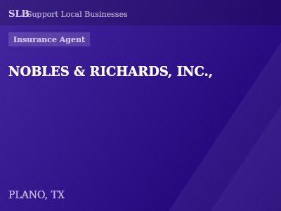NOBLES & RICHARDS, INC., — Insurance Agent in PLANO, TX