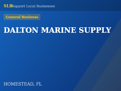 DALTON MARINE SUPPLY — General Business in HOMESTEAD, FL