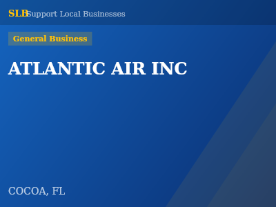 ATLANTIC AIR INC — General Business in COCOA, FL