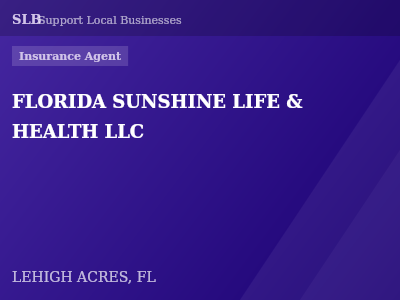FLORIDA SUNSHINE LIFE & HEALTH LLC — Insurance Agent in LEHIGH ACRES, FL