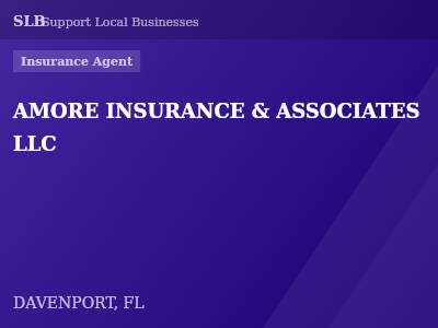 AMORE INSURANCE & ASSOCIATES LLC — Insurance Agent in DAVENPORT, FL