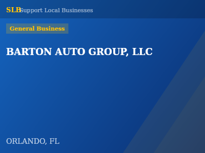 BARTON AUTO GROUP, LLC — General Business in ORLANDO, FL