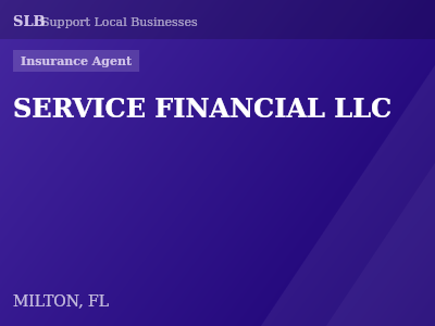 SERVICE FINANCIAL LLC — Insurance Agent in MILTON, FL