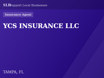 YCS INSURANCE LLC — Insurance Agent in TAMPA, FL