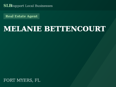 MELANIE BETTENCOURT — Real Estate Agent in FORT MYERS, FL