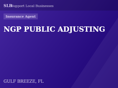 NGP PUBLIC ADJUSTING — Insurance Agent in GULF BREEZE, FL