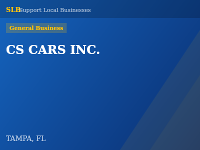 CS CARS INC. — General Business in TAMPA, FL