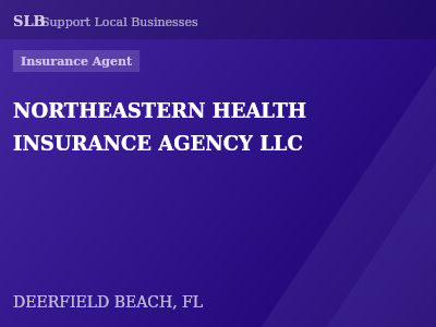 NORTHEASTERN HEALTH INSURANCE AGENCY LLC — Insurance Agent in DEERFIELD BEACH, FL
