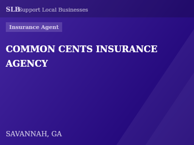 COMMON CENTS INSURANCE AGENCY — Insurance Agent in SAVANNAH, GA
