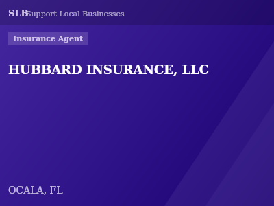 HUBBARD INSURANCE, LLC — Insurance Agent in OCALA, FL