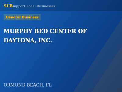 MURPHY BED CENTER OF DAYTONA, INC. — General Business in ORMOND BEACH, FL