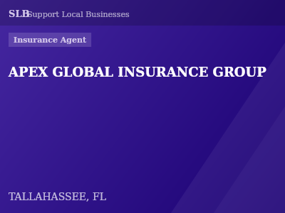 APEX GLOBAL INSURANCE GROUP — Insurance Agent in TALLAHASSEE, FL