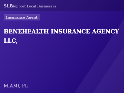 BENEHEALTH INSURANCE AGENCY LLC, — Insurance Agent in MIAMI, FL