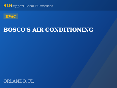 BOSCO'S AIR CONDITIONING — HVAC in ORLANDO, FL