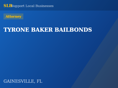 TYRONE BAKER BAILBONDS — Attorney in GAINESVILLE, FL
