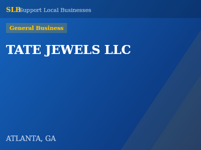 TATE JEWELS LLC — General Business in ATLANTA, GA