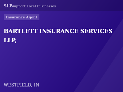 BARTLETT INSURANCE SERVICES LLP, — Insurance Agent in WESTFIELD, IN