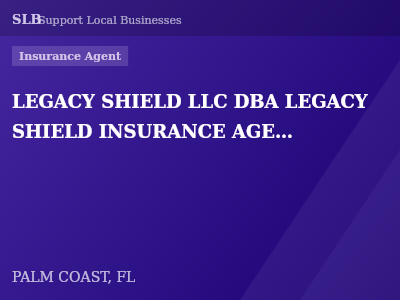 LEGACY SHIELD LLC DBA LEGACY SHIELD INSURANCE AGENCY — Insurance Agent in PALM COAST, FL