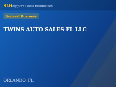 TWINS AUTO SALES FL LLC — General Business in ORLANDO, FL