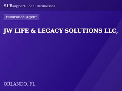 JW LIFE & LEGACY SOLUTIONS LLC, — Insurance Agent in ORLANDO, FL